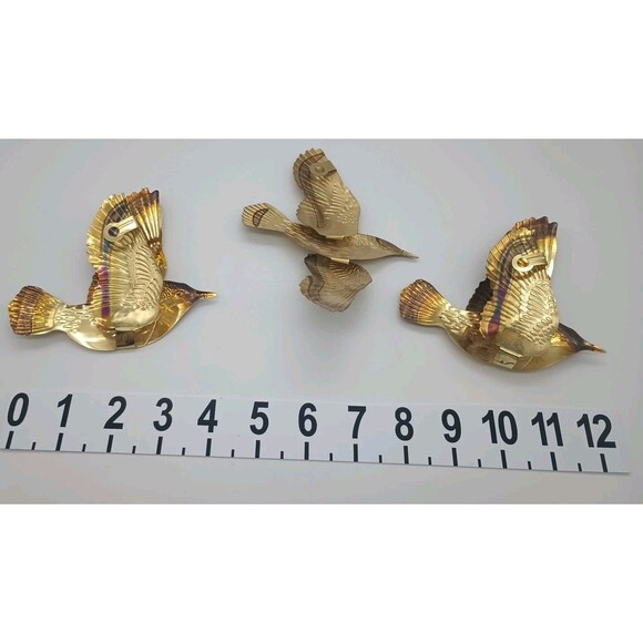 Home Interiors Gold Bird Wall Accents - Picture 3 of 7